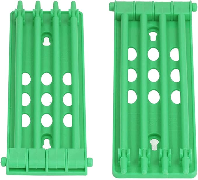 Atyhao 4Pcs Bird Leg Rings Stand, Plastic Pigeons Foot Rings Holder Bird Training Frame Pigeons Supplier Homing Pigeons Accessory(Green)
