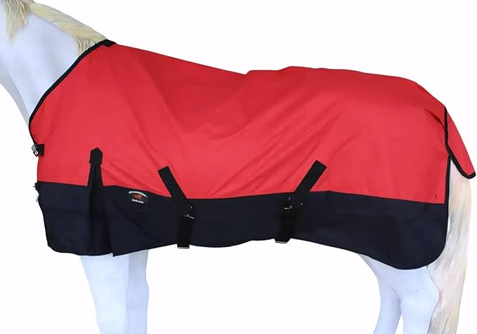 CHALLENGER 72" 1200D Turnout Lightweight Rain Horse Winter Blanket Sheet 3EE05RD