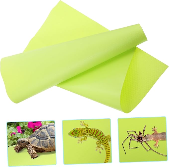 Reptile Carpet Terrarium Liner Non-Absorbent Substrate Mat for Leopard Gecko Bearded Dragon Tortoise Lizard Tank Bedding Easy-Clean Reptile Pet Accessories
