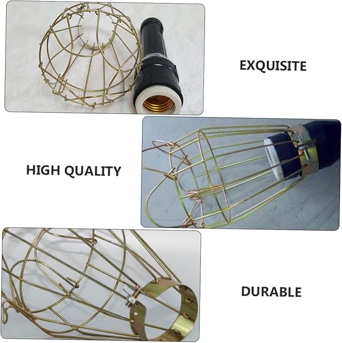 3pcs Reptile Lamp Cover Iron Scalding Guard for Heat Lamps Easy Installation Suitable for Turtles Rabbits and Hamsters Protective Mesh