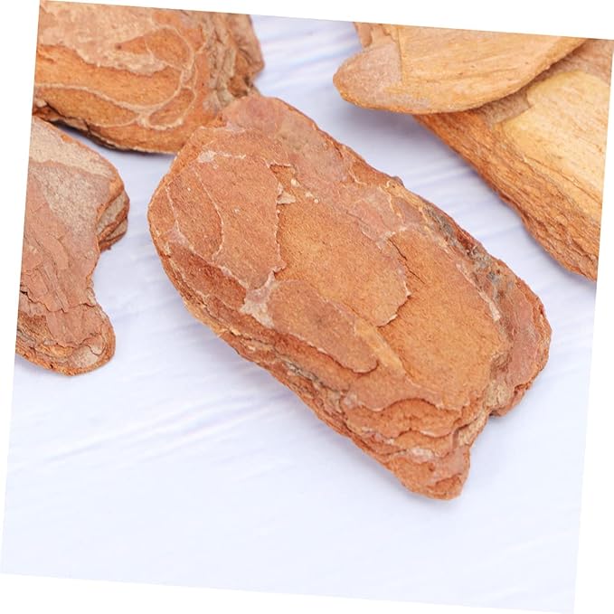 Yardwe 1pack Natural Pine Bark Cushion for Reptile Terrarium Decor for Snakes Lizards and Chameleons and Substrate for Crawlers