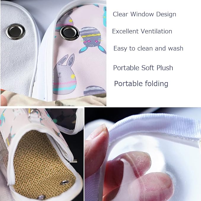 Hamster Carrier Bag Small Animal Portable Breathable Bird Outgoing Bag for Guinea Pig Hedgehog Squirrel Chinchilla Small Parrots and Other Similar Sized Animal Carrying Travel (L-23 * 20 * 15??,Grey)