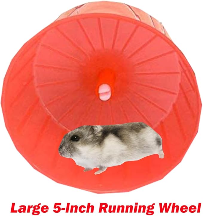 Extra Large Multi-Levels Easy Setup Deluxe Dwarf Hamster Mansion Mouse Habitat Gerbil House Full Set of Accessories for Mice Rat with Crossover Tube Tunnel Expandable and Customizable