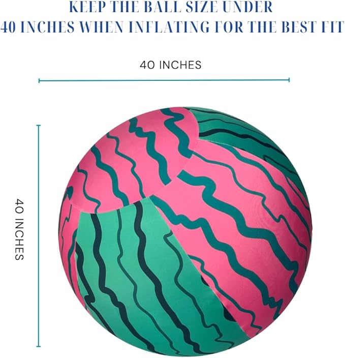 40 Inch Horse Ball Cover, Ball Cover for Horses,High-Strength Fabric,Watermelon Pattern