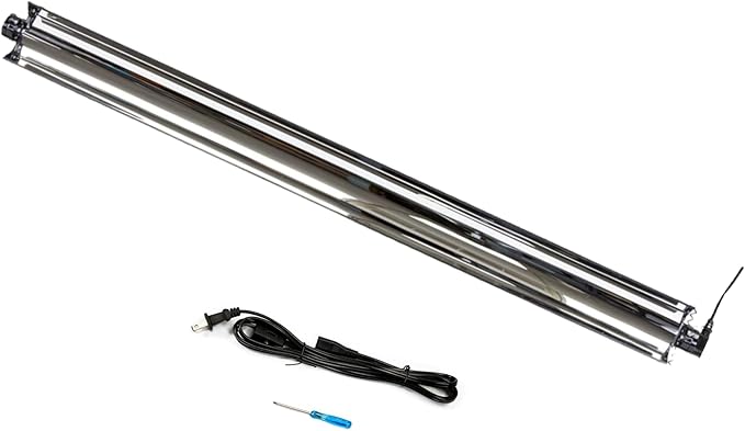 CAROLINACUSTOMCAGES T5HO 34” UVB Reptile Light Fixture 39w, Bearded Dragon and Reptile Terrarium Light Fixture