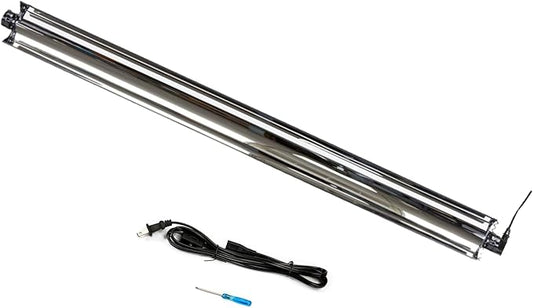 CAROLINACUSTOMCAGES T5HO 34” UVB Reptile Light Fixture 39w, Bearded Dragon and Reptile Terrarium Light Fixture