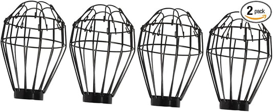 MAGICLULU 4pcs Reptile Heating Lamp Protective Covers Scald Lampshade for Reptile Box Safe and Lightweight Design Compatible Heating Sources for Snakes Lizards and Other Pets