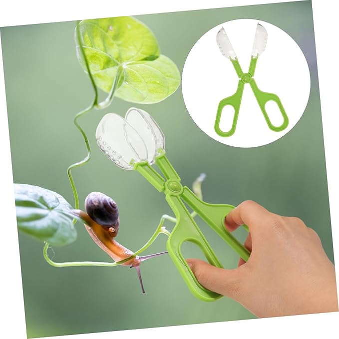 YARNOW Aquarium Cleaning Clip Reptile Feeding Tool Plastic Scoop for Terrarium Maintenance