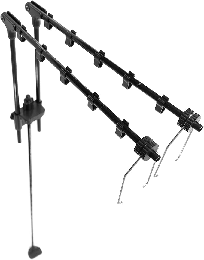 Dual-Head Reptile Metal Heat Lamp Stand, Adjustable Heating Lamp Holder Ideal for Reptile Glass Terrarium Amphibians/Terrestrial Invertebrates Vivarium