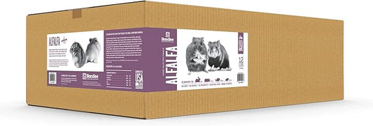 Standlee Western Alfalfa Hay Small Animal Food for Rabbits, Guinea Pigs, and Chinchillas, 12 lb. Box