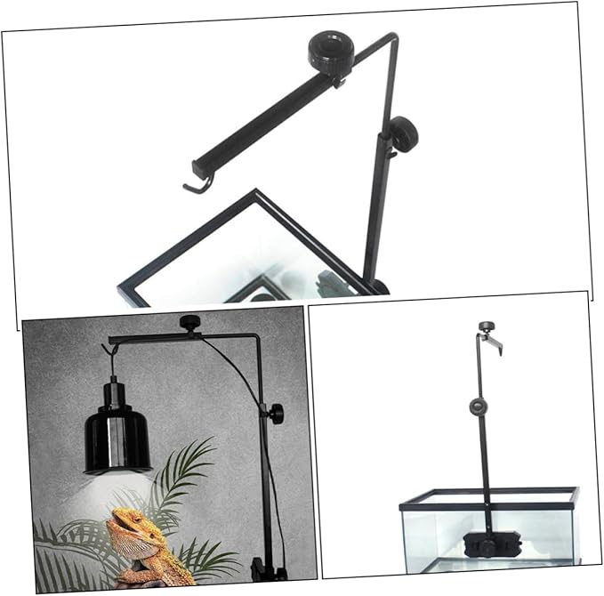 Garneck Reptile Light Stand for Turtle Basking Lamp Versatile Bracket for Fish Tank Lighting for Reptile Accessories and Aquatic Plants