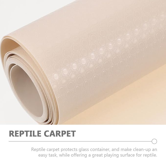 Toddmomy Eva Reptile Carpet Mat for Tortoises and Lizards Non- Terrarium Liner Large for Bearded Dragons Snakes and Tanks