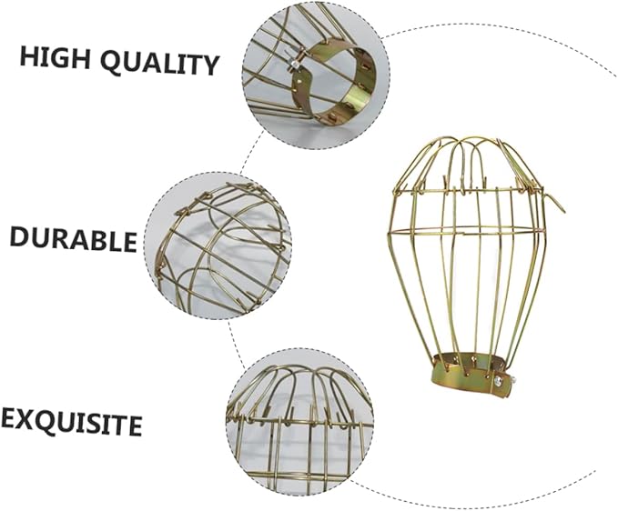 Kisangel 3pcs Heat Lamp Mesh Cover Reptile Scalding Lampshade Pet Heating Lamp Protector Cage Odor-Resistant