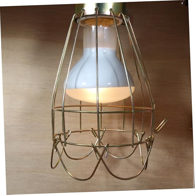 Levemolo 3pcs Heater for Tortoise Habitat Lizard Tank Accessories Reptile Lampshade Cover Easy Install Lampshade Heat Lamp Bulb Safety Mesh