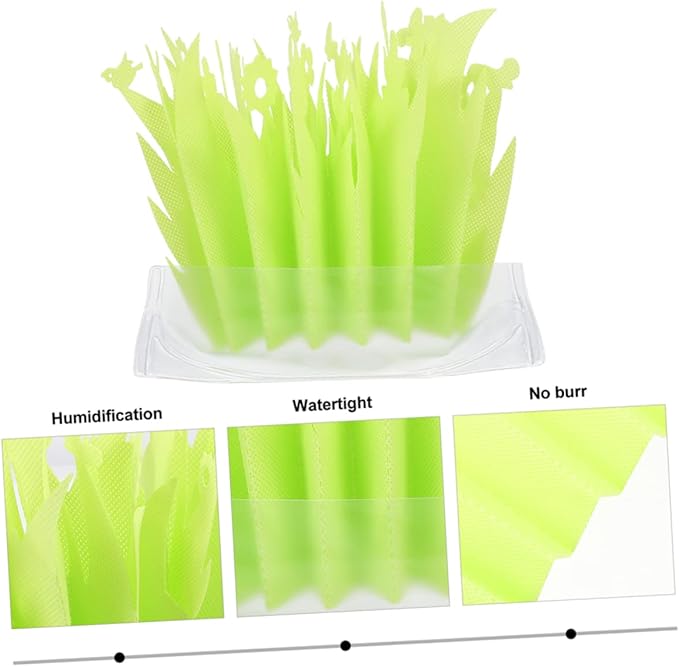Yardwe 2pcs Plants Shaped Humidifier for Reptile Tanks Unplugged Humidifier with Water Absorption Material for Tortoise and Turtle Enclosures Quiet and Eco-friendly Design