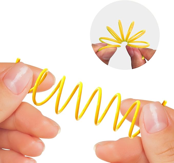 Cat Spring Toys 60 Pack, Interactive Toys for Kittens to Swat, Bite & Hunt, Colorful Durable Plastic Spiral Springs for Indoor Cats - Image 4