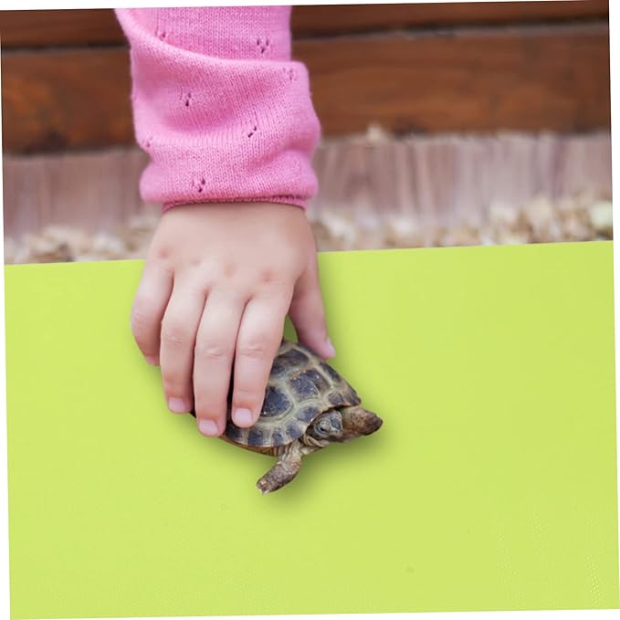 Happyyami 2pcs Reptile Carpet Bedding Liner for Terrarium Mat for Snakes Lizards and Tortoises Easy to Clean Substrate for Tanks