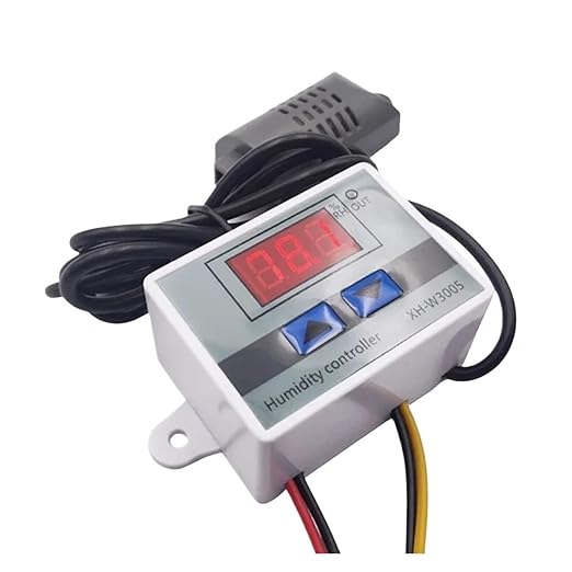 Digital Hygrometer W3005 LED Incubator Humidity Controller Sensor Measurer Detector Control Hygrometer 12V 24V 110V 220V(DC 12V)