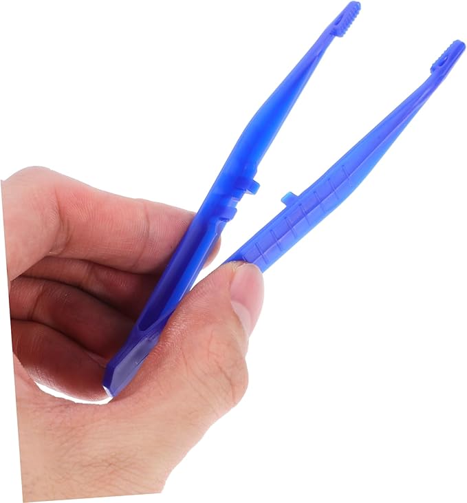 BESPORTBLE 6pcs Plastic Reptile Feeding Tweezers Lizard Spider Gecko and Scorpion Food Clips Practical Tools for Reptile Owners Suitable for Feeding Tortoises and Frogs