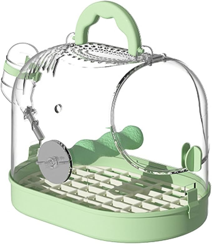 Clear Bird Cage for Travel Outdoor Bird Carriers Cage Ventilated Bird Parrots Travel Carriers Cage for Transport