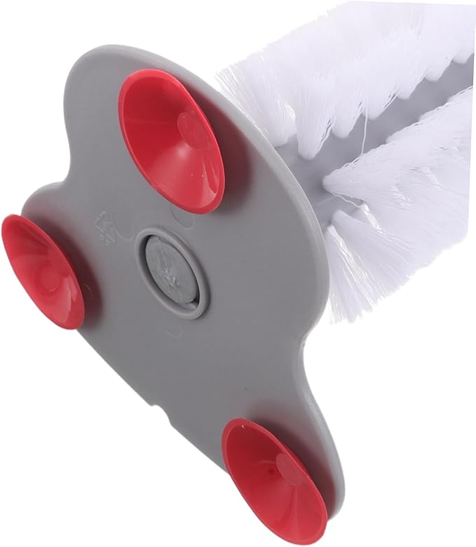 Abaodam Turtle Shell Cleaning Brush with Strong Suction Cup ?€? Soft Bristles Turtle Back Scratcher for Aquatic Tortoise Tank ?€? 1-Piece Exfoliating Brush for Reptile Care