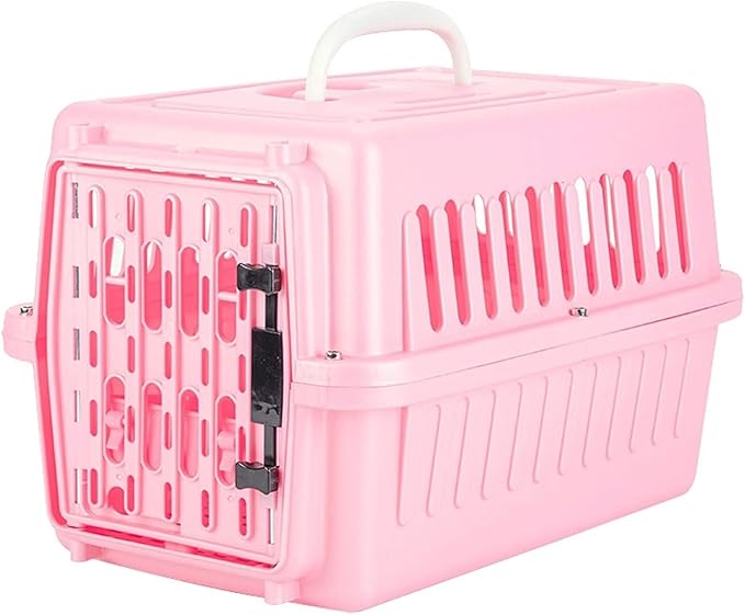 Breathable Bird Travel Cage, Lightweight Parrot Carrier, Portable & Safe Bird Cage for Parrots, Small Birds, Pets, Pink
