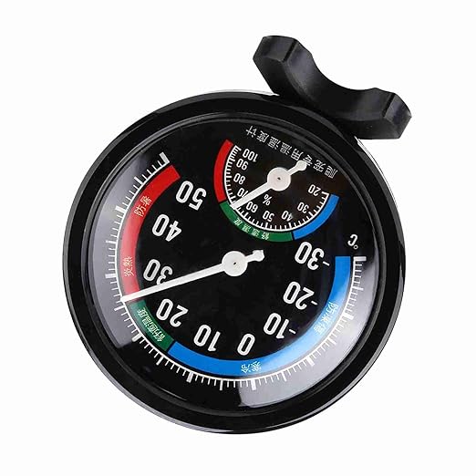 Pongnas 2-in- Reptile Hygrometer for Tortoise and Spider Terrariums - Accurate, Compact, and UserFriendly