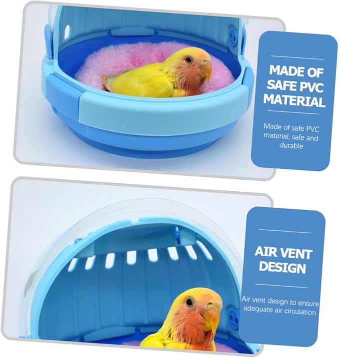 Lightweight Handheld Parrot Carry Case Design Portable Travel Cage for Birds for Outdoor Adventures and Vet Visits