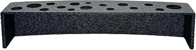 Slim Shrimp Breeding Protector | Shrimp Breeding Cave Aquarium Tunnel | CTWPets (Black)
