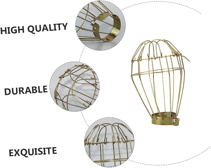 DOITOOL 3pcs Reptile Heating Lamp Mesh Cover High-Strength Protective Shade for Pets Prevent Burns for Lizards Turtles and Birds Efficient Heat Dissipation Design