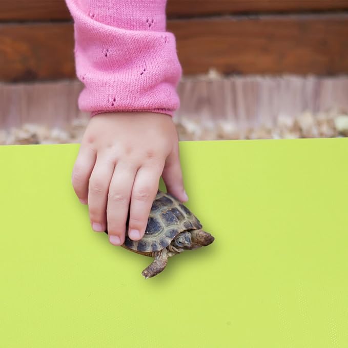 Beaupretty 2Pcs Reptile Floor Mat Non-Toxic Substrate Liner for Gecko Tank Carpet Easy-Cut Bedding for Terrarium Oil and Moisture Resistant Green