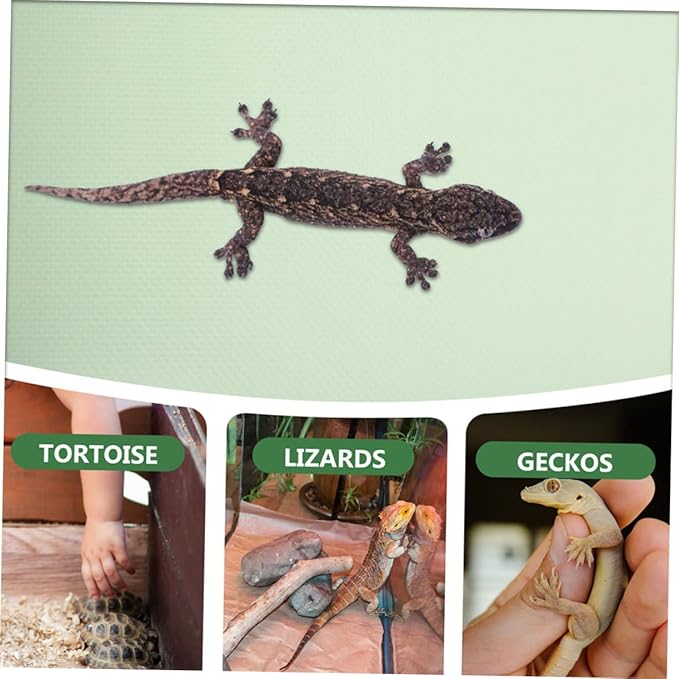 Eva Reptile Carpet Mat for Terrarium Bedding Large Climbing Liner for Leopard Gecko Bearded Dragon Lizard Snake Turtle Dust Easy Clean Durable Design