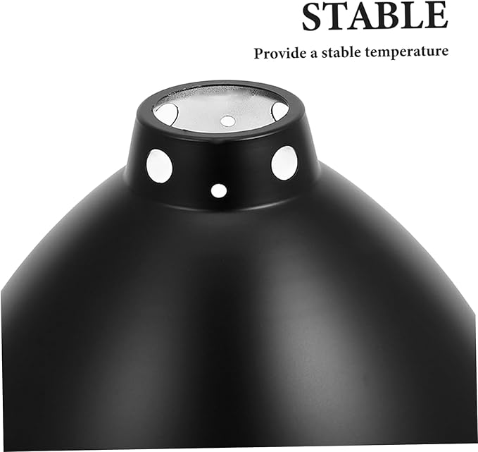 STOBAZA 3pcs Box Reptile Habitat Lighting Shade Reflective Cover for Reptile Heating Lamp Insulation Lamp Reflector for Pet Safety