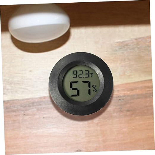 7Pcs Mini Hygrometer Thermometer for Reptile Terrariums Durable Indoor Humidity Temperature for Poultry Office and Home Use