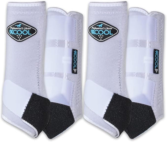 Professional's Choice 2XCOOL Sports Medicine Horse Boots | Protective & Breathable Design for Ultimate Comfort & Durability in Active Horses | Value 4 Pack