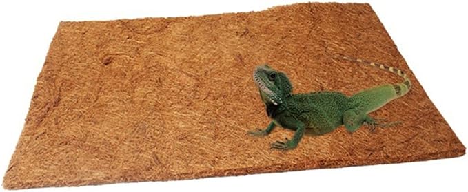 Breathable Terrestrial Bedding Liner Reptile Mat Coir Sheet Lizard Tank Bedding