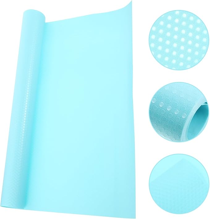 Reptile Carpet for Terrarium Bedding Mat Soft Substrate Liner for Bearded Dragon Snake Lizard Leopard Gecko Tortoise Tank Accessory Non-Toxic Washable Blue