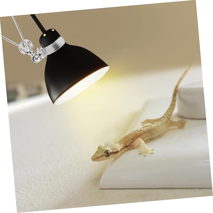 SUPVOX 8pcs Flexible Heat Lamp Clip Holder for Reptiles Adjustable Dome Clamp Light Fixture Sturdy and Easy to Install for Tortoise and Lizard Lighting