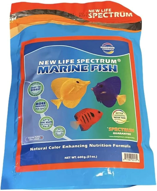 New Life Spectrum Marine Fish Regular Pellet Bag, 600g