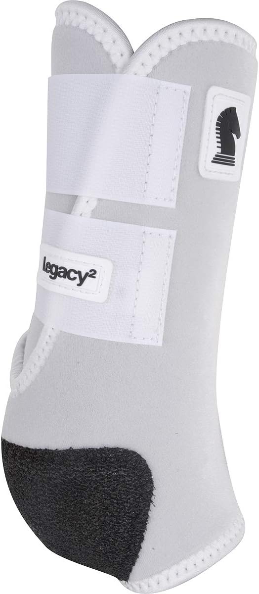 Classic Equine Legacy2 Support Boots, Front (White, Large)