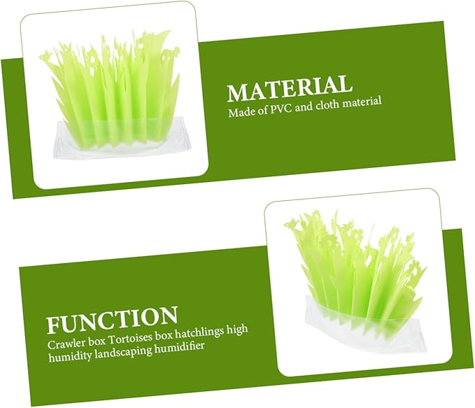 BESPORTBLE 2pcs Reptile Terrariums Essential Reptile Tank Humidifier Decorative Plants Humidifier for Aquatic Habitats