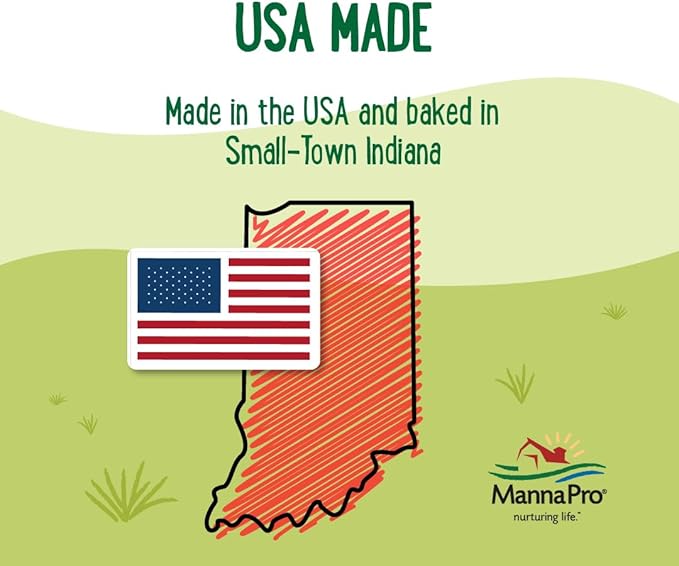 Manna Pro Farmhouse Favorites – Mini Pig Treats – Baked Snack for Mini & Tea-Cup Pigs – Hand Mixed Pig Treat – Peanut Butter Flavored – 3lb Bag (Pack of 2)