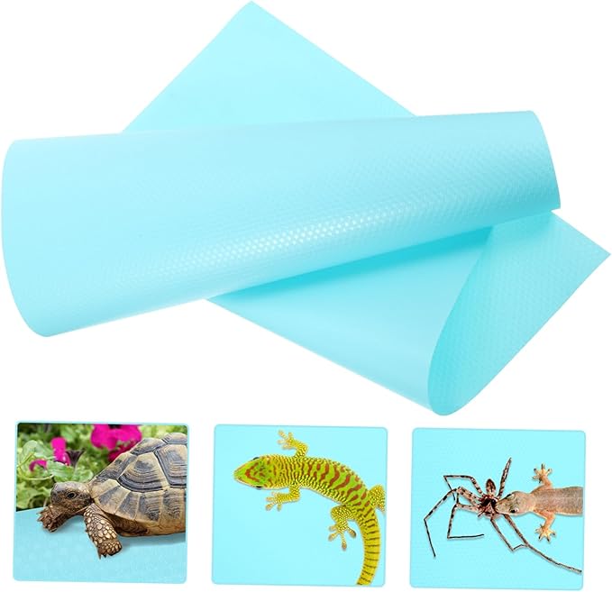Non-Slip Reptile Terrarium Carpet Liner for Snake Turtle Bearded Dragon Enclosures Bedding Mat Easy-Clean Reptile Carpet Flooring for Leopard Gecko Lizard Tortoise