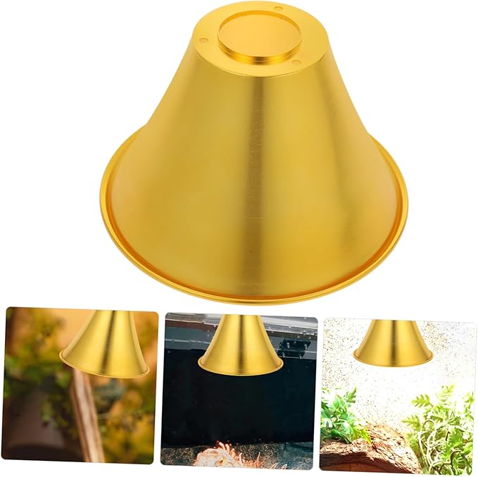 SUPVOX Retro Lamp Cover Accessories Deep Reptile Heating Lampshade Outdoor Lampshade Heat Lamp Bulbs Holder