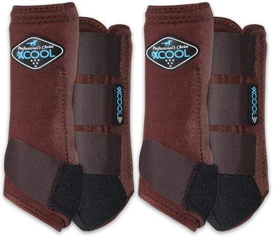 Professional's Choice 2XCOOL Sports Medicine Horse Boots | Protective & Breathable Design for Ultimate Comfort & Durability in Active Horses | Value 4 Pack