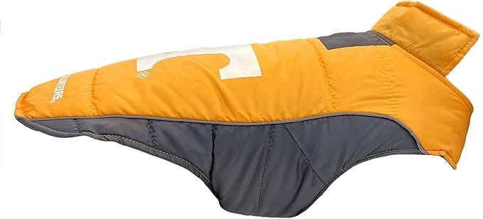 Pets First Collegiate Tennessee Volunteers Puffer Vest for Dogs & Cats. Size Medium. Warm, Cozy, and Waterproof Dog Coat, for Small and Large Dogs/Cats.