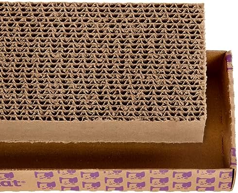 SmartyKat Super Scratcher Corrugated Cat Scratcher and Scratch Pad for Cats, Catnip Infused with Catnip, Scratchers for Indoor Cats and Kittens, Cardboard Scratching Post - Image 6