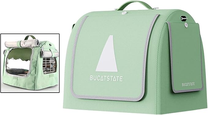 Portable Bird Transporter with Convenient Carrying Straps, Green
