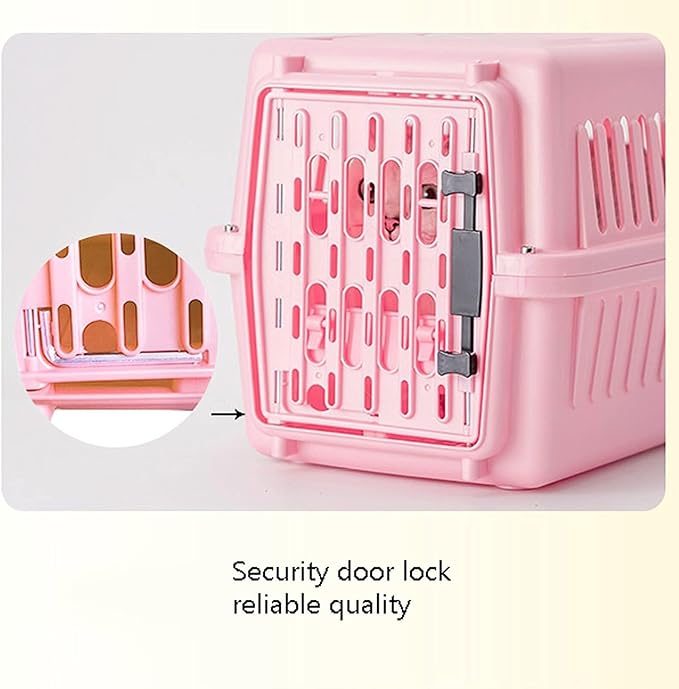 Breathable Bird Travel Cage, Lightweight Parrot Carrier, Portable & Safe Bird Cage for Parrots, Small Birds, Pets, Pink
