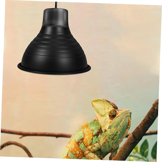 Alipis Reptile Habitat Lighting Shade Heat Lamp Fixture Protector Material Utilization